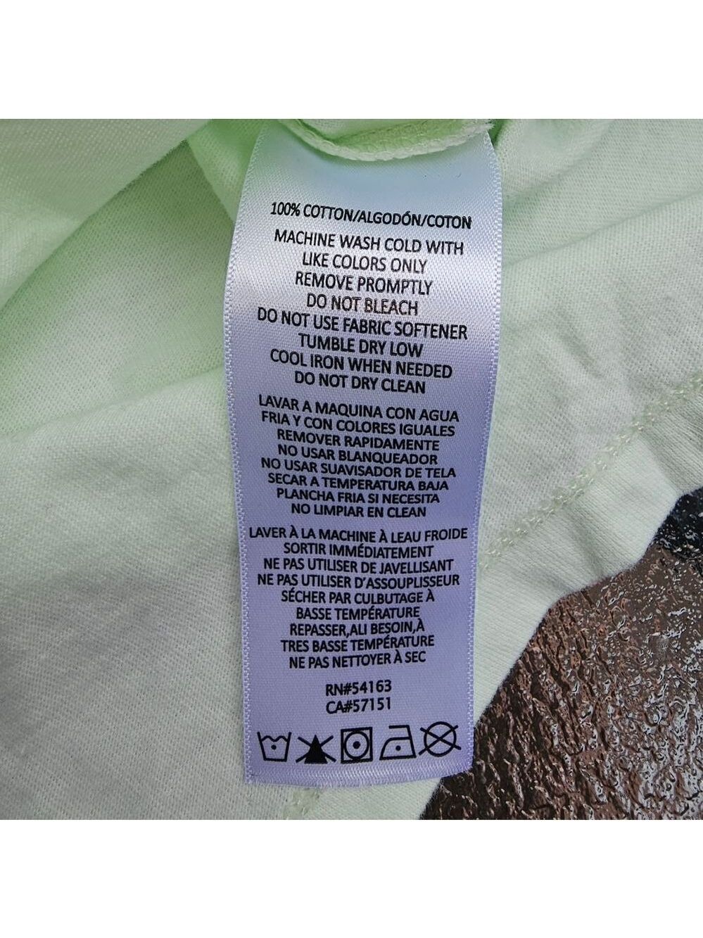 Calvin Klein T Shirt Large Mint Green #T51 - Picture 5 of 7